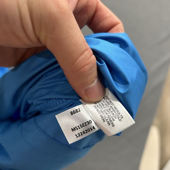 Peter Millar Windbreaker Mens 2XL Blue E4 Wind Performance 1/4 Zip Packable Golf - Picture 9 of 11